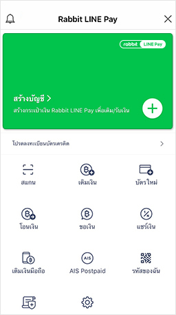 การเปิดใช้งาน Rabbit Line Pay บน Line App - Indigital
