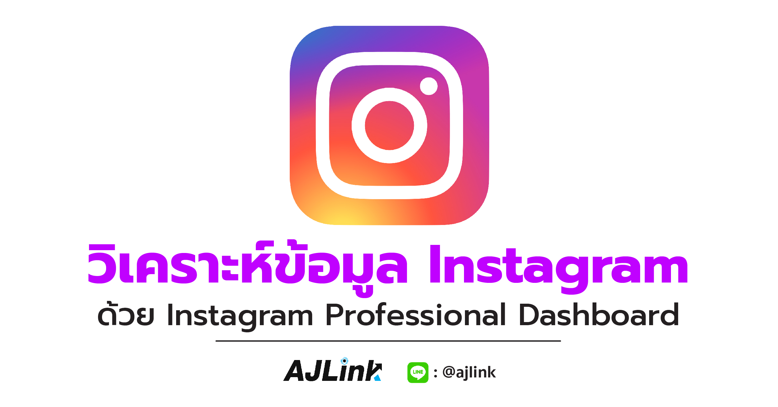 วิเคราะห์ข้อมูล Instagram ด้วย Instagram Professional Dashboard