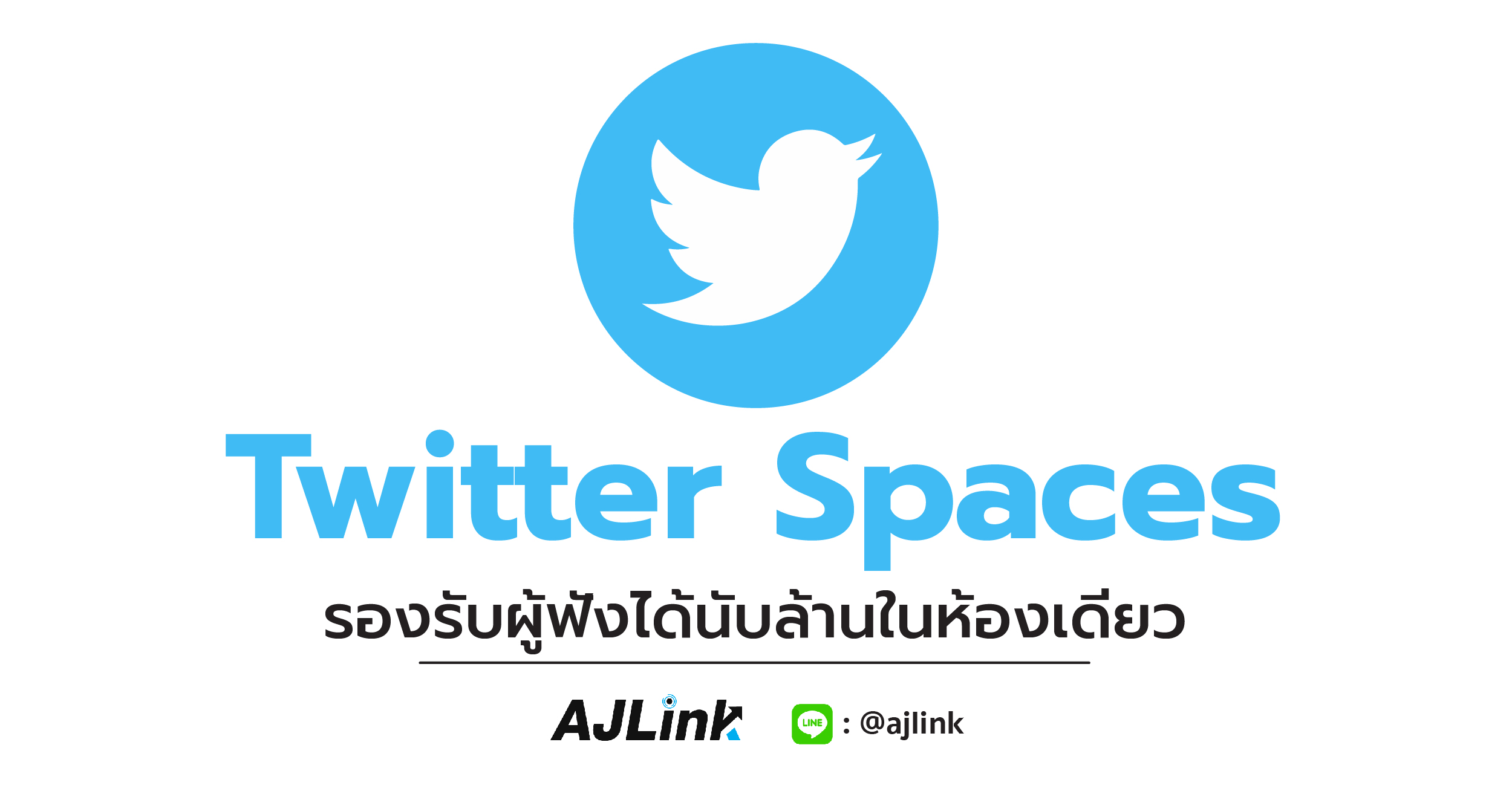 Twitter Spaces รองรับผู้ฟังได้นับล้านในห้องเดียว