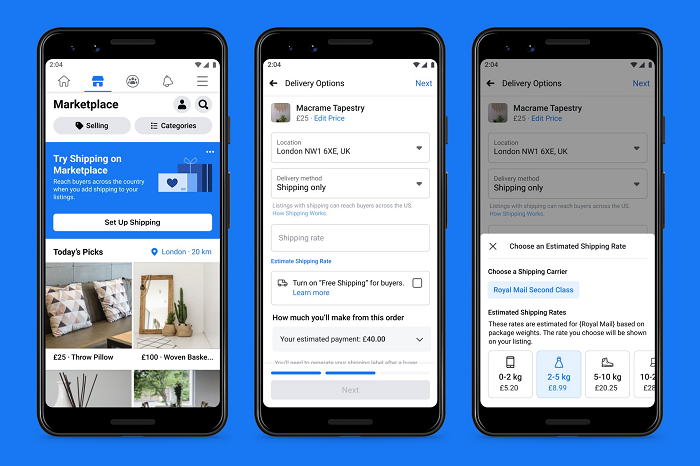 Facebook Marketplace Shipping