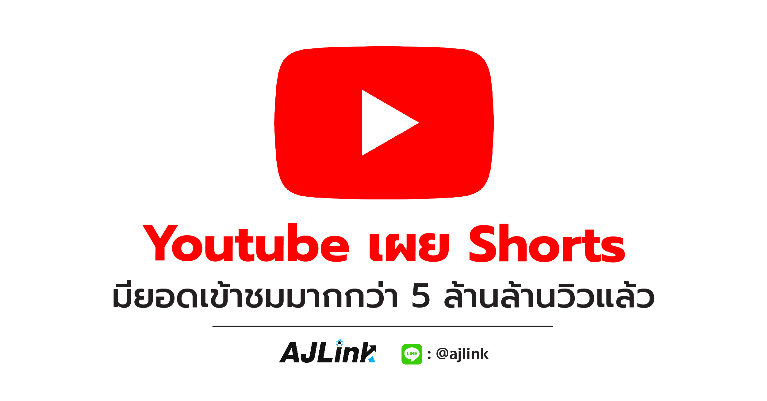 Youtube เผย Shorts มียอดเข้าชมมากกว่า 5 ล้านล้านวิวแล้ว